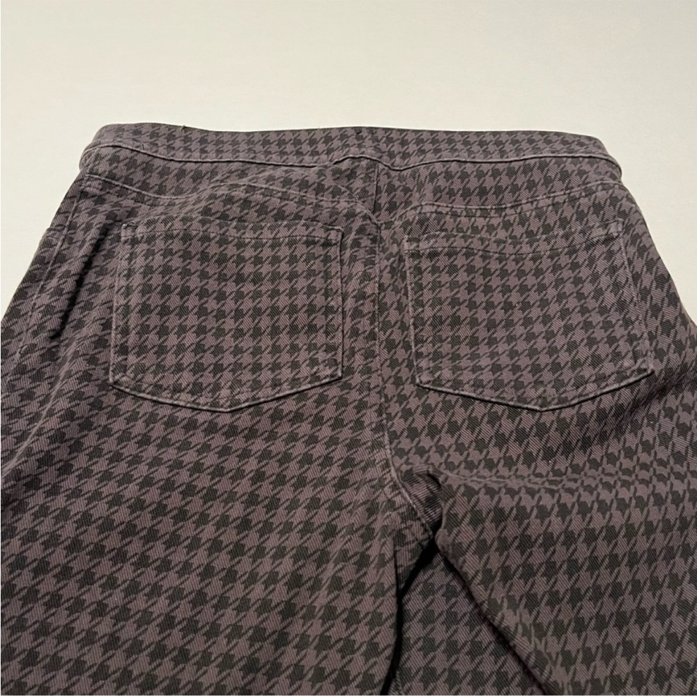 Spanx Black Gray Houndstooth Ankle Jegging Leggings‎ Womens Medium Two Pockets - Picture 12 of 13